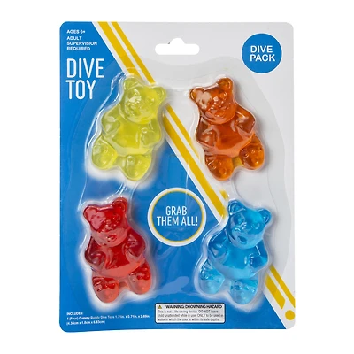 Gummy Bear Dive Toy 4-Count