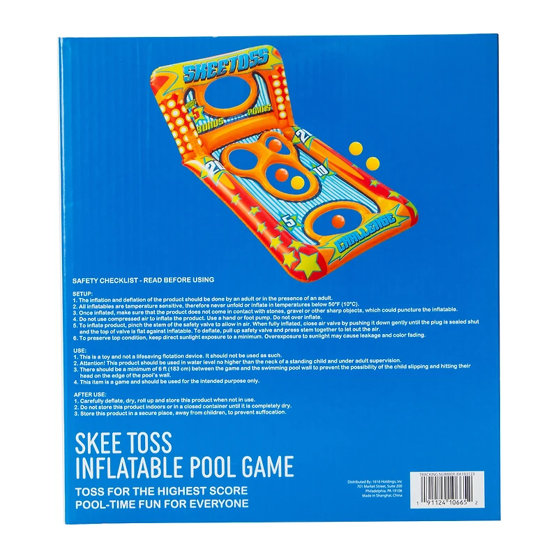 Skee Toss Inflatable Pool Game 20in x 32in