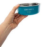 Small Pet Bowl With Quote