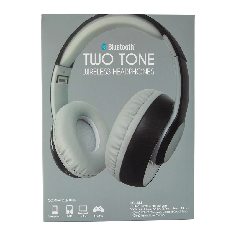 Two-Tone Wireless Headphones