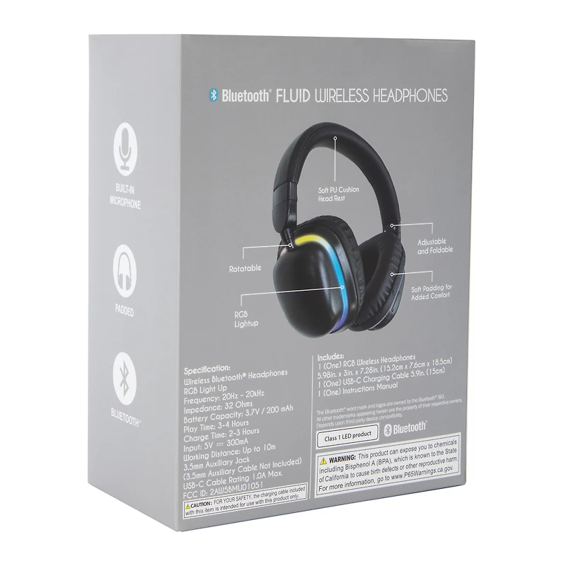 Fluid LED Trim Wireless Headphones