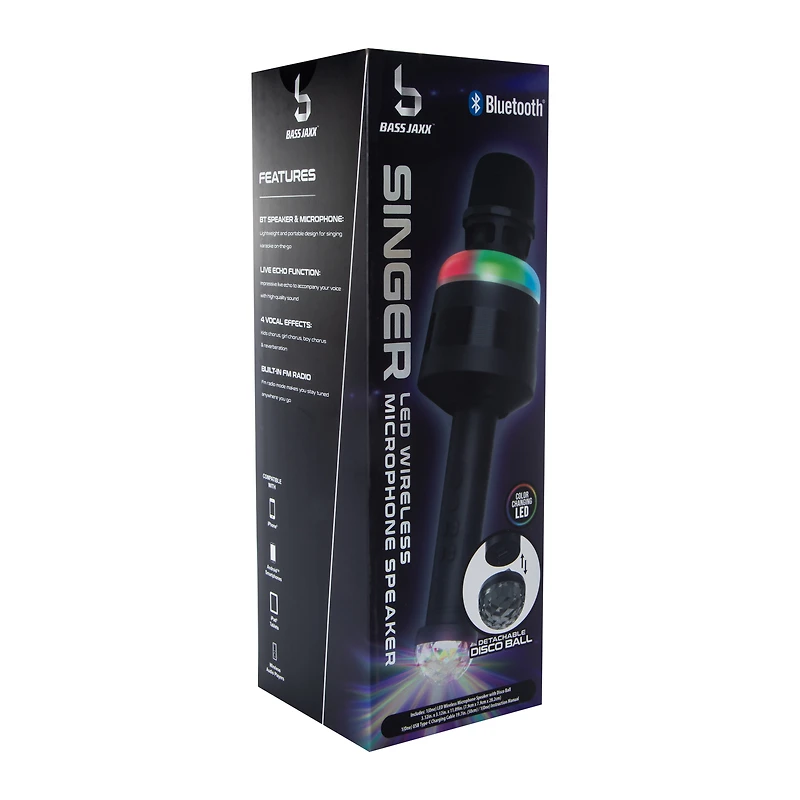 Singer LED Wireless Microphone Speaker