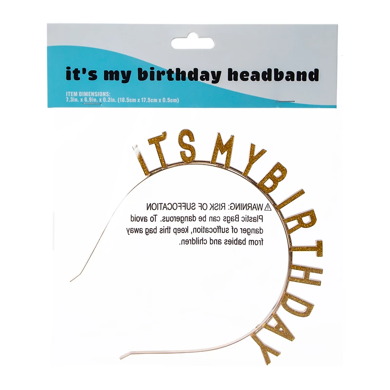 It's My Birthday Headband
