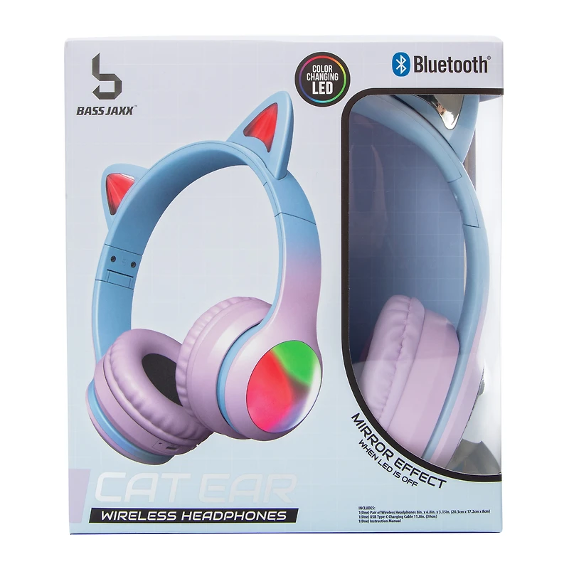 Cat Ear Bluetooth® LED Wireless Headphones