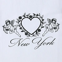 'New York' Heart Ribbed Pajama Tank Top