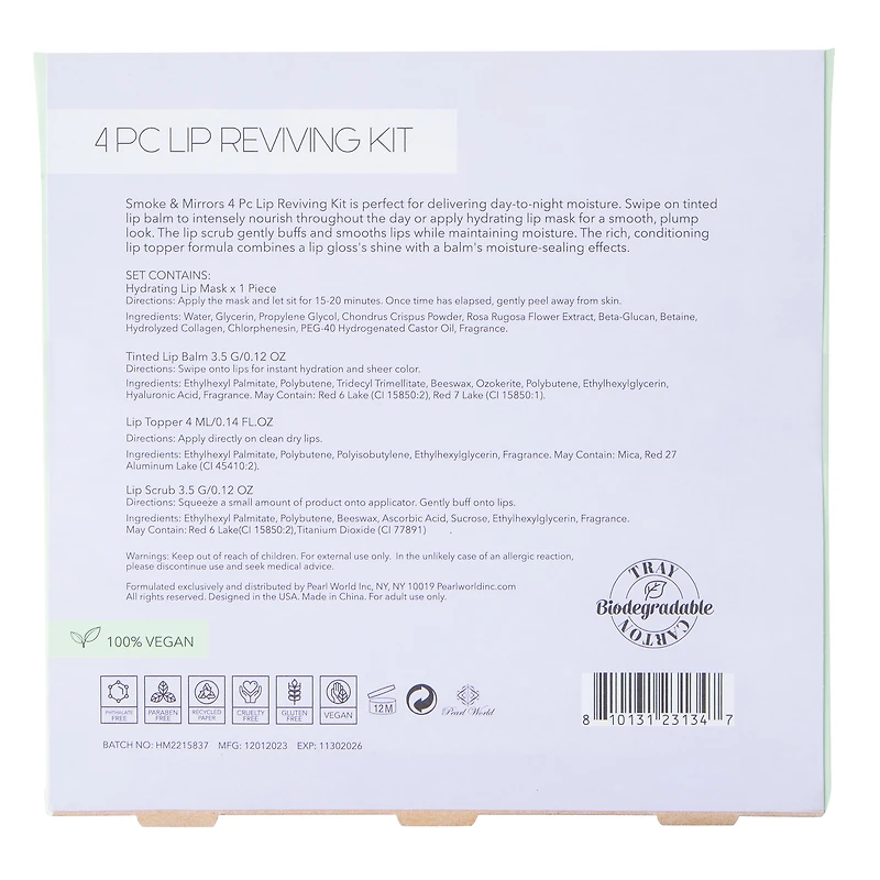 Smoke & Mirrors Lip Reviving Kit 4-Piece