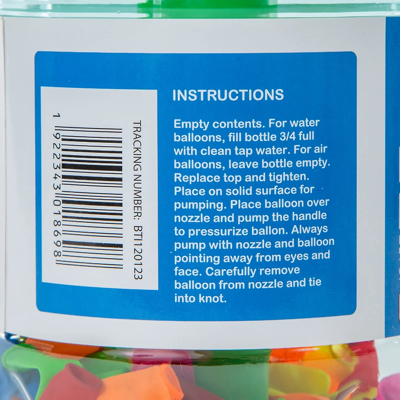 Balloon Pump With Balloons