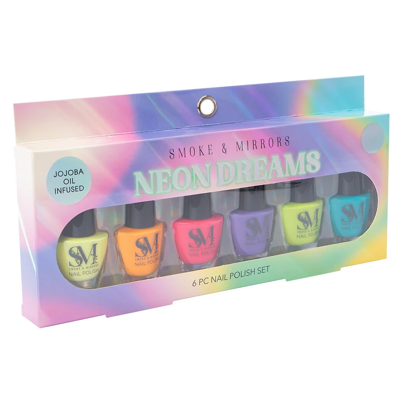 Smoke & Mirrors 'Neon Dreams' Nail Polish Set 6-Count