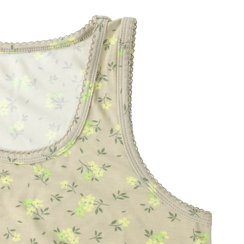 Printed Pajama Tank Top
