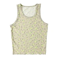 Printed Pajama Tank Top
