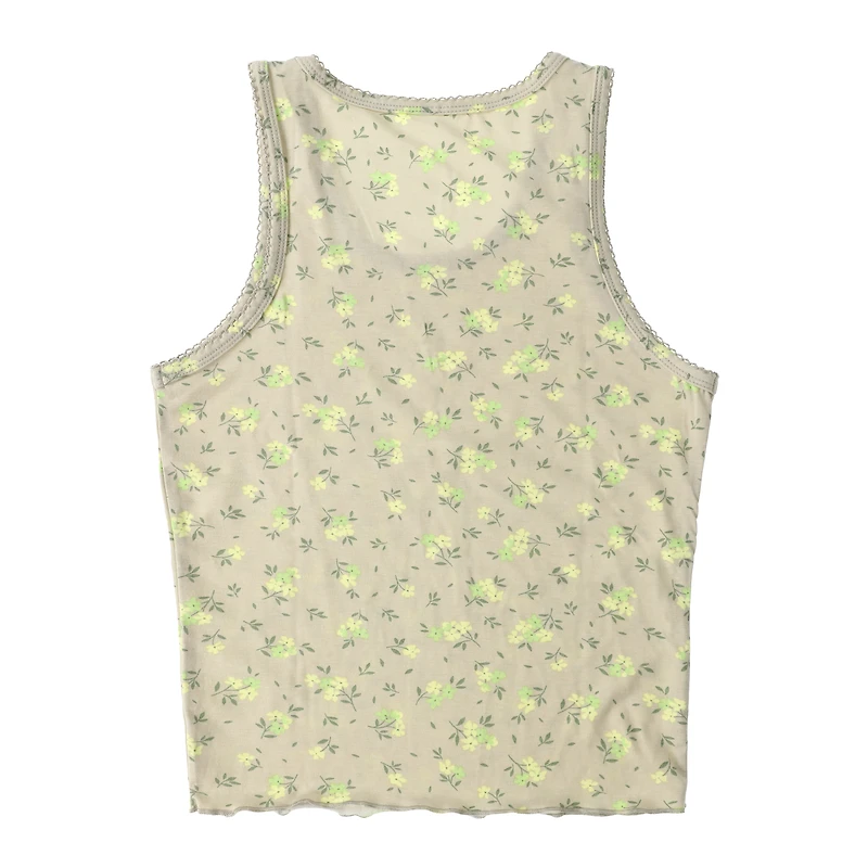 Printed Pajama Tank Top