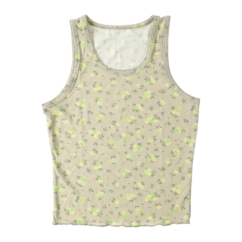 Printed Pajama Tank Top