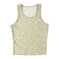Printed Pajama Tank Top