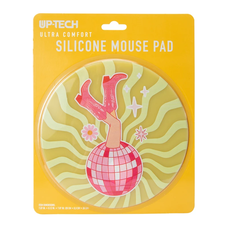 Round Silicone Mouse Pad 7.87in