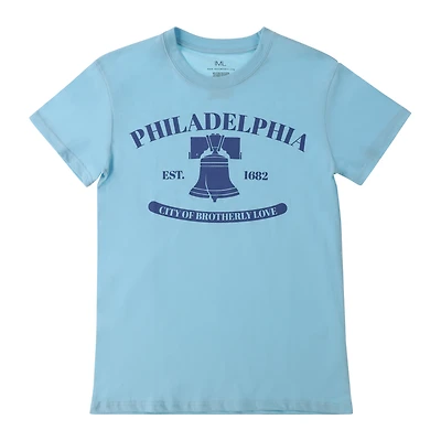 'Philadelphia City Of Brotherly Love' Liberty Bell Graphic Tee