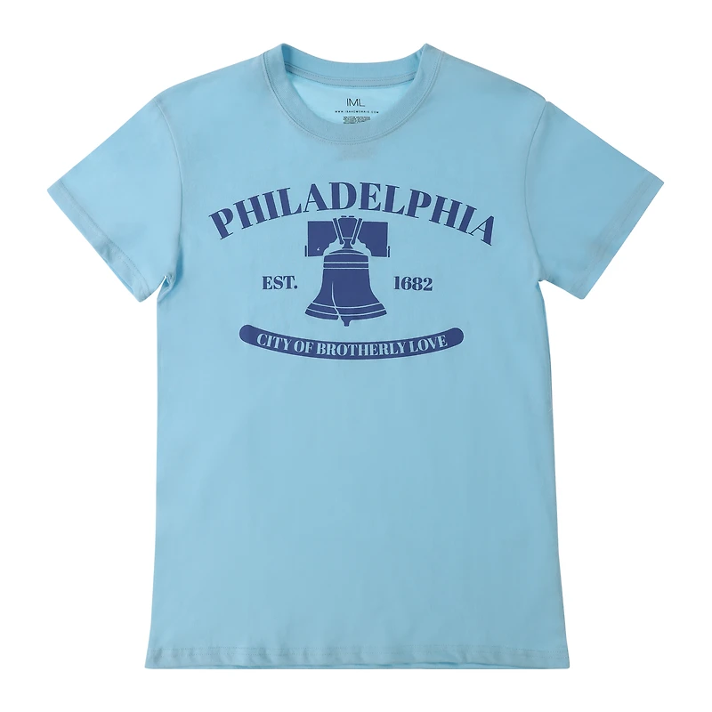 'Philadelphia City Of Brotherly Love' Liberty Bell Graphic Tee