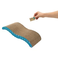 Wave Cat Scratcher With Catnip 17.75in x 9.5in
