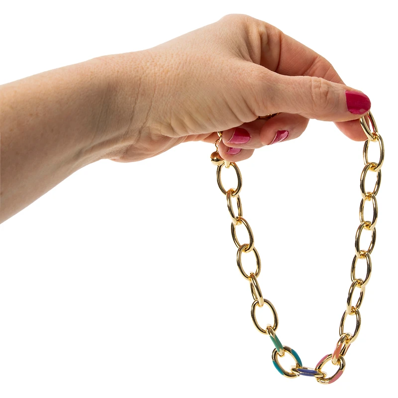 Epoxy Link Chain Pet Jewelry