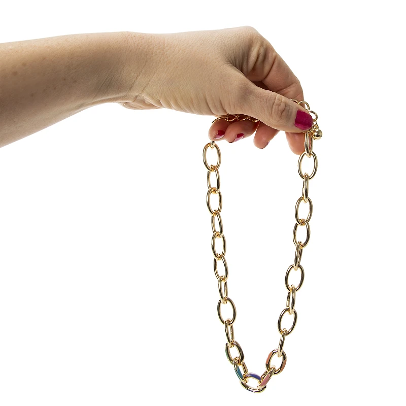 Epoxy Link Chain Pet Jewelry - Medium
