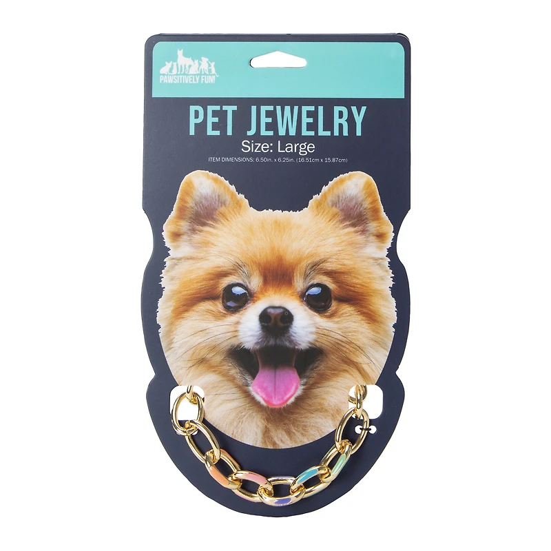 Epoxy Link Chain Pet Jewelry - Large