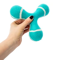 Tri-Flyer Boomerang  Dog Toy With Squeaker 6.7in x 6.3in