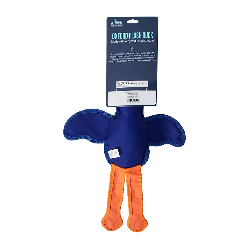 Pawsitively Fun! Oxford Plush Duck Pet Toy