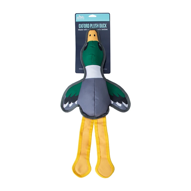 Pawsitively Fun! Oxford Plush Duck Pet Toy
