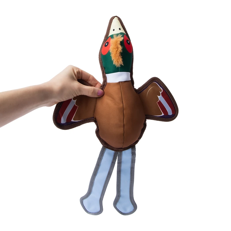 Pawsitively Fun! Oxford Plush Duck Pet Toy