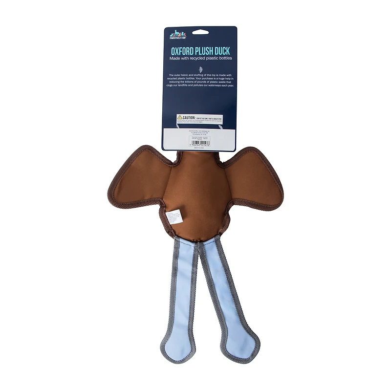 Pawsitively Fun! Oxford Plush Duck Pet Toy