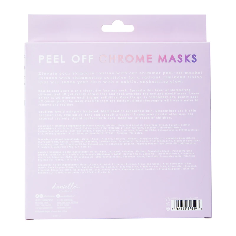 Danielle Creations® Peel Off Mask Collection 4-Count