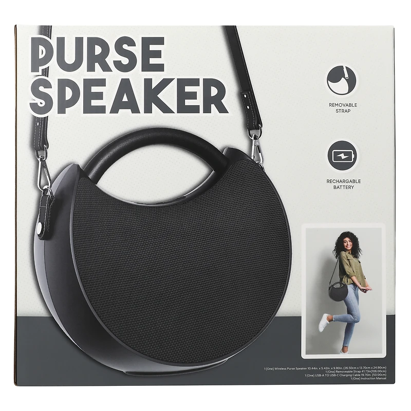 Wireless Purse Speaker 10.44in x 9.80in