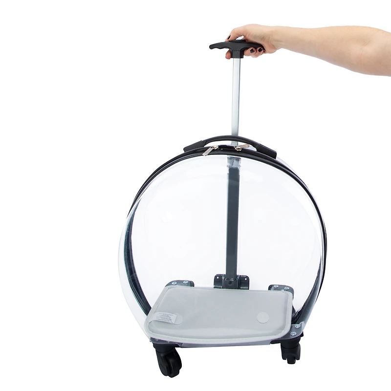 Pet Bubble Luggage With Wheels