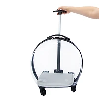 Pet Bubble Luggage With Wheels