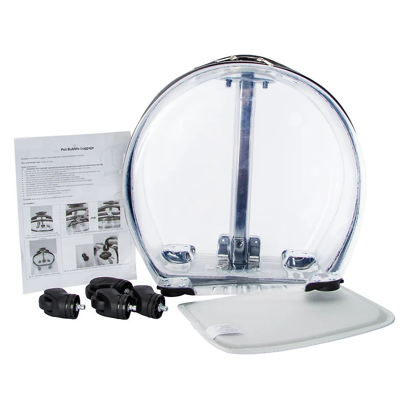 Pet Bubble Luggage With Wheels