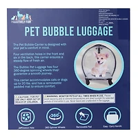 Pet Bubble Luggage With Wheels