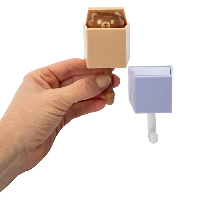 Novelty Animal Pop-Up Hooks 2-Pack