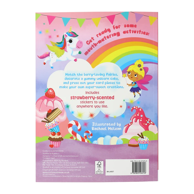Sweet Surprise Scented Puffy Sticker Activity Book