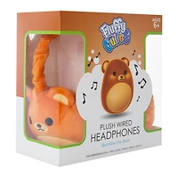 Fluffy Cuties Animal Plush Wired Headphones