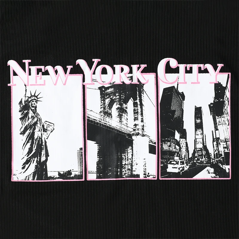 'New York City' Ribbed Lounge Top