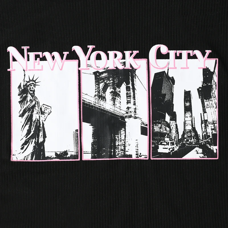 'New York City' Ribbed Lounge Top