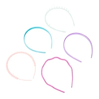 Assorted Plastic Headbands 5-Count