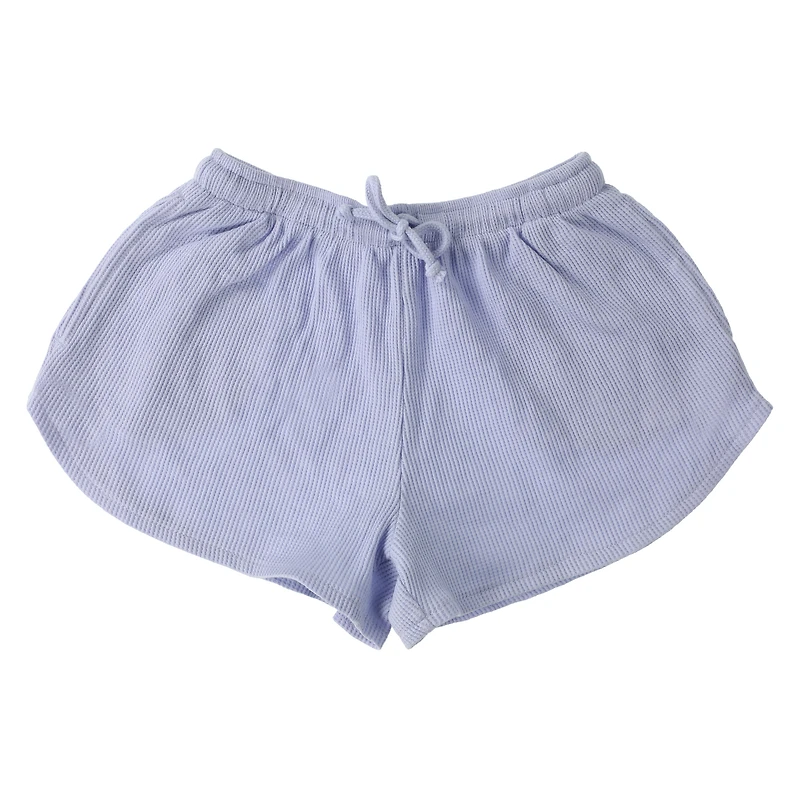 Solid Waffle Shorts