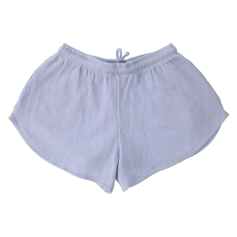 Solid Waffle Shorts