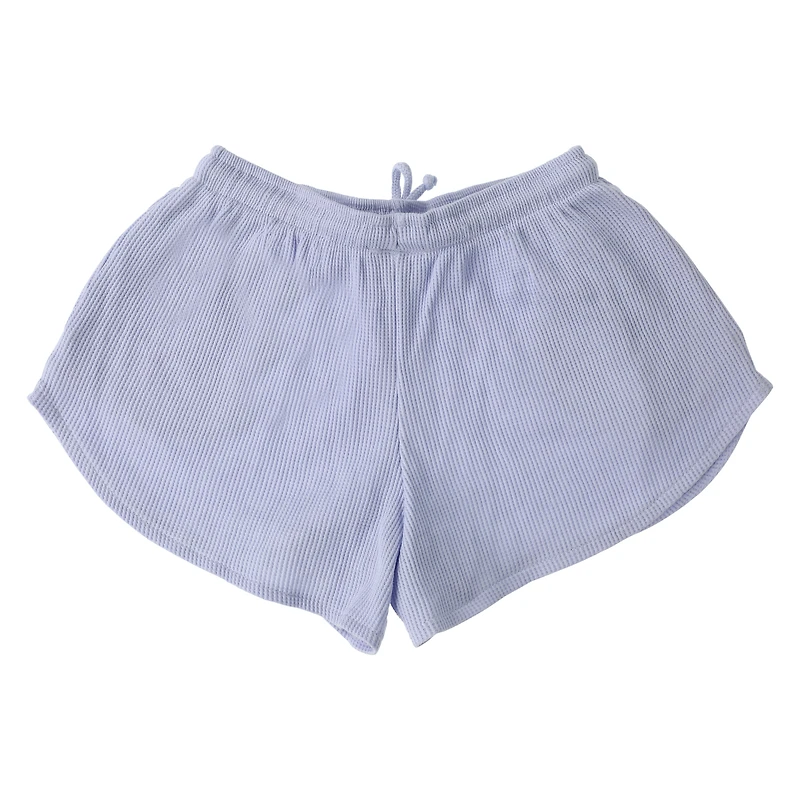 Solid Waffle Shorts