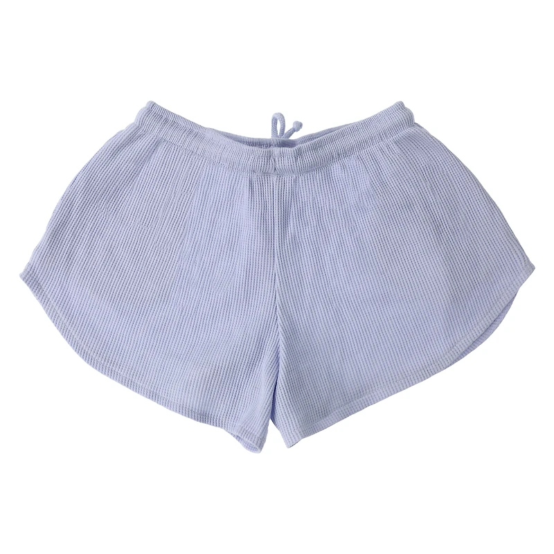 Solid Waffle Shorts
