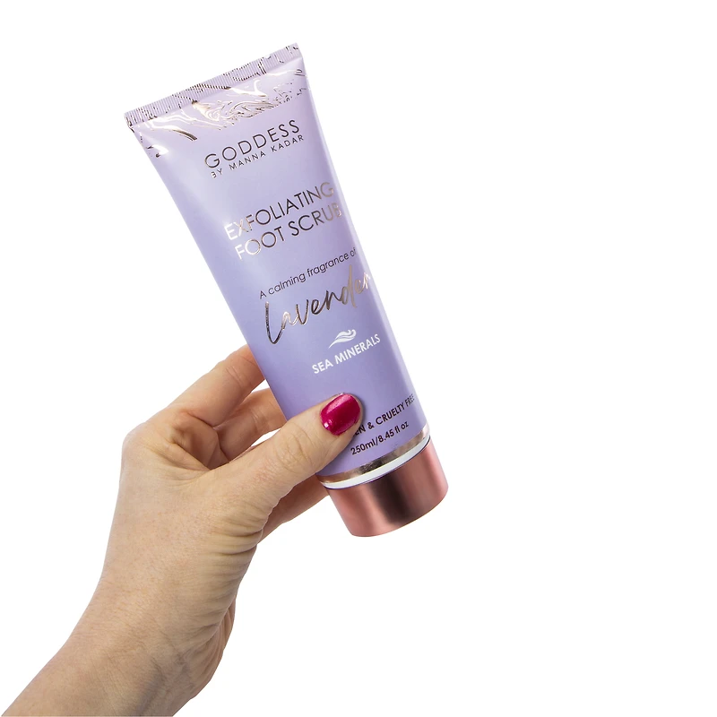 Goddess By Manna Kadar Exfoliating Foot Scrub 8.45oz - Lavender