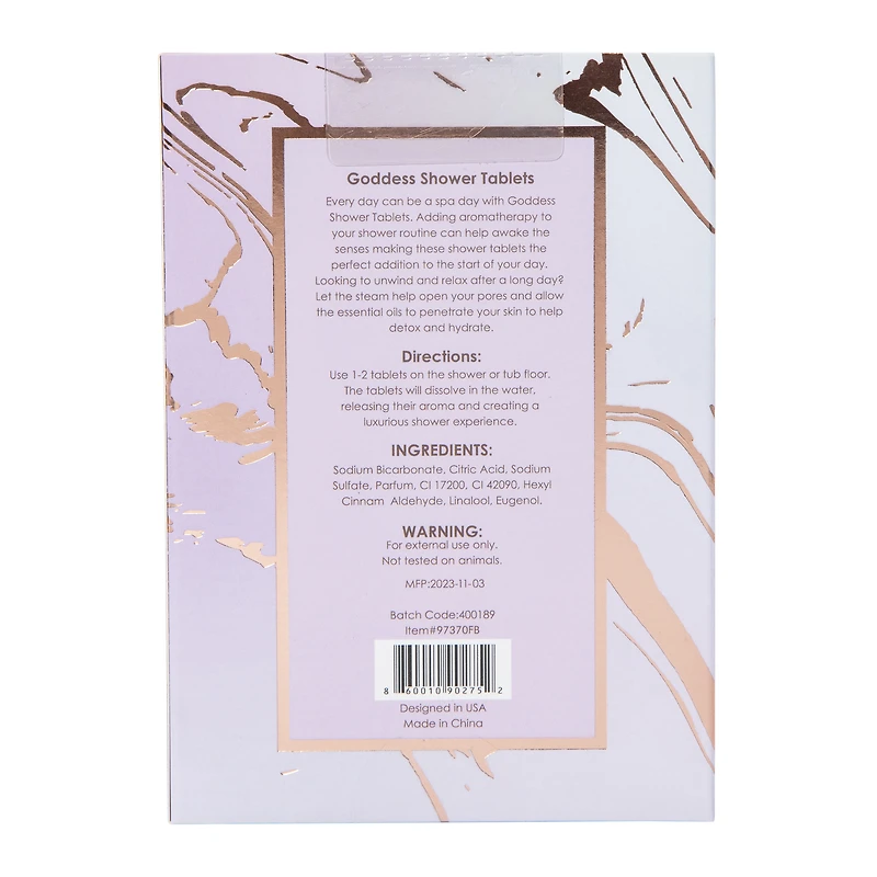 Goddess By Manna Kadar Aromatherapy Shower Steamer Tablets 8-Count