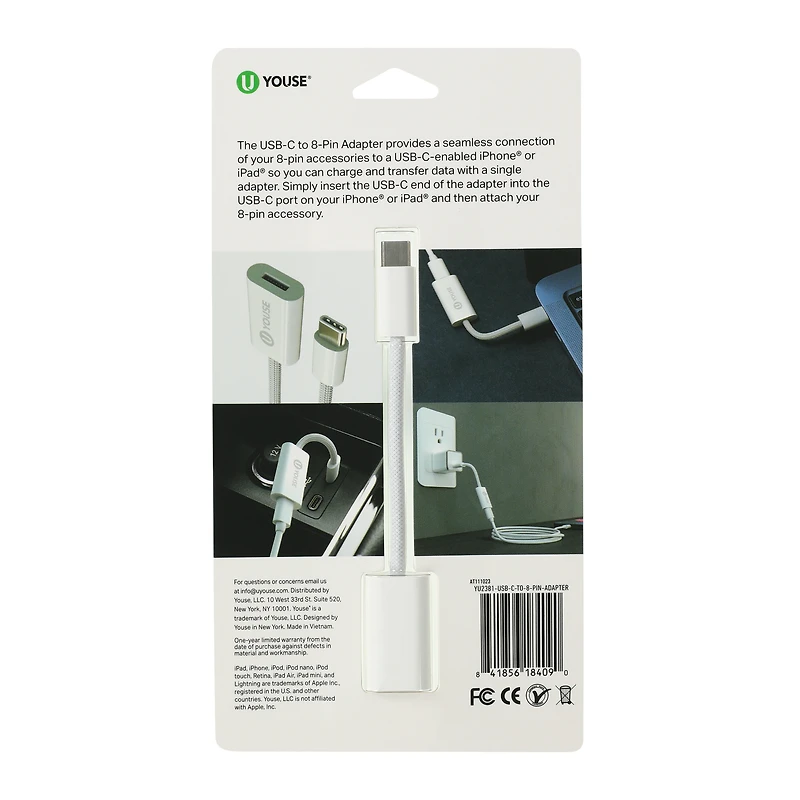 USB-C to 8-Pin Adapter