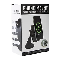 10W Auto Phone Mount With Wireless Charging