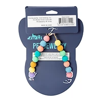Rainbow Beaded Small Pet Jewelry 14in